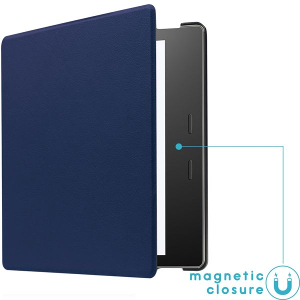 imoshion Slim Hard Case Sleepcover für das Amazon Kindle Oasis 3 - Dunkelblau