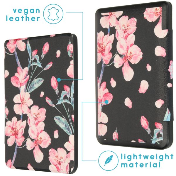 imoshion Design Slim Hard Case Sleepcover für das Kobo Nia - Blossom