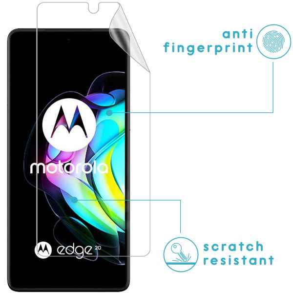 imoshion Displayschutz Folie 3er-Pack für das Motorola Edge 20 Pro