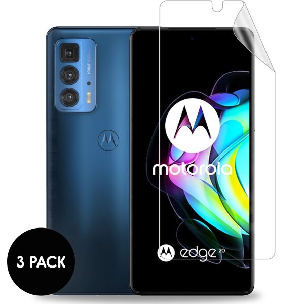 imoshion Displayschutz Folie 3er-Pack für das Motorola Edge 20 Pro