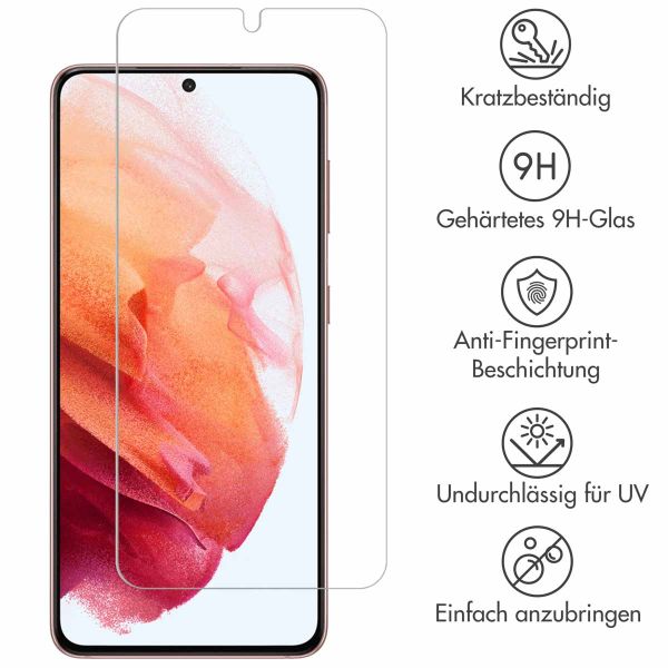 Selencia Displayschutz aus gehärtetem Glas für das Samsung Galaxy S22 / S23