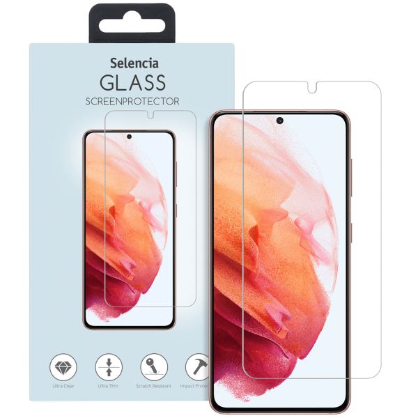 Selencia Displayschutz aus gehärtetem Glas für das Samsung Galaxy S22 / S23