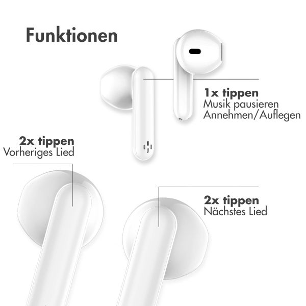 imoshion ﻿TWS-i2 Bluetooth-Kopfhörer kabellose Kopfhörer - Weiß