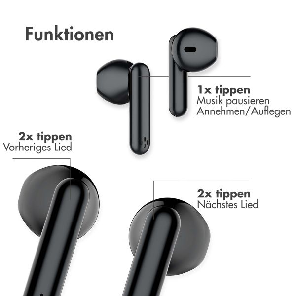 imoshion ﻿TWS-i2 Bluetooth-Kopfhörer kabellose Kopfhörer - Schwarz