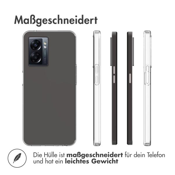 Accezz TPU Clear Cover für das Oppo A77 - Transparent