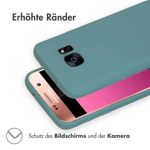 imoshion Color TPU Hülle für das Samsung Galaxy S7 - Dunkelgrün