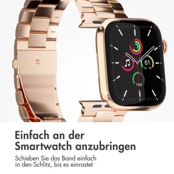 imoshion Edelstahlarmband für das Apple Watch Series 1-9 / SE - 38/40/41 mm / Series 10 - 42 mm - Rose Gold