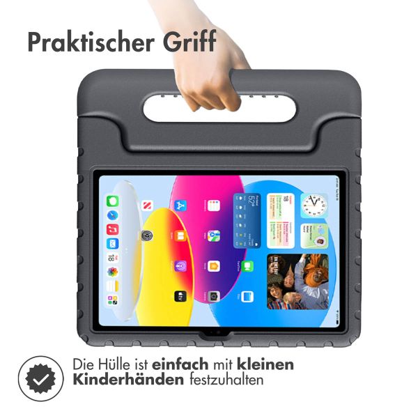 imoshion Schutzhülle mit Handgriff kindersicher für das iPad 10 (2022) 10.9 Zoll - Schwarz