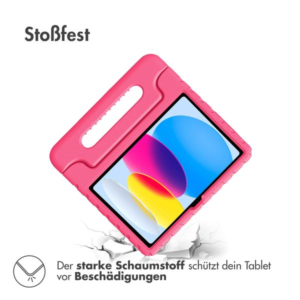 imoshion Schutzhülle mit Handgriff kindersicher für das iPad 10 (2022) 10.9 Zoll - Rosa