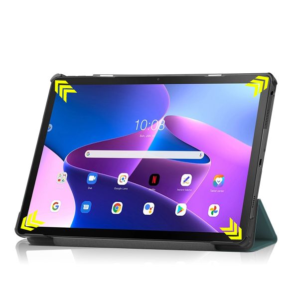 imoshion Trifold Klapphülle Lenovo Tab M10 Plus (3rd gen) - Dunkelgrün