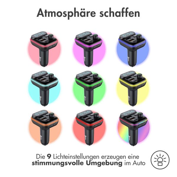 imoshion FM Transmitter USB-C & Quick Charge - Schwarz