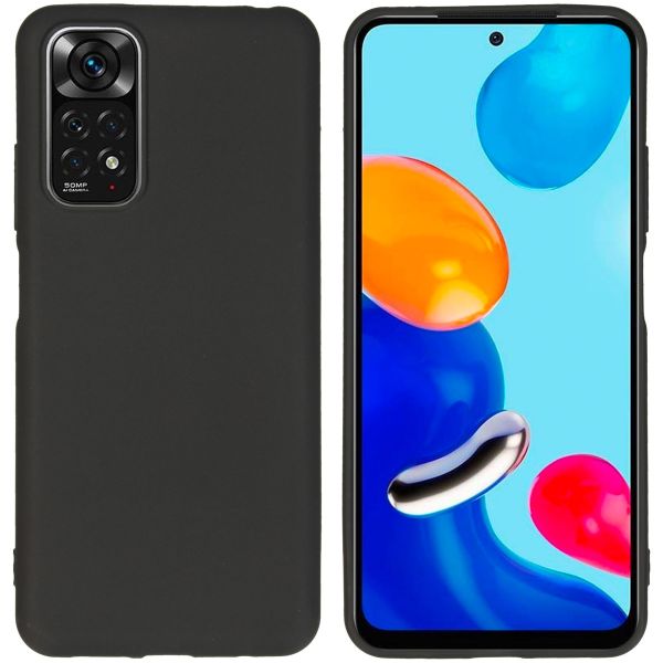 imoshion Color TPU Hülle für das Xiaomi Redmi Note 11 (4G) / Note 11S (4G) - Schwarz