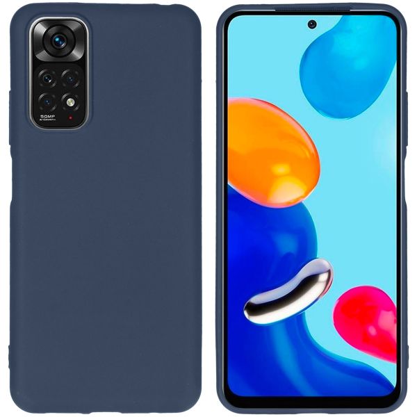 imoshion Color TPU Hülle für das Xiaomi Redmi Note 11 (4G) / Note 11S (4G) - Dunkelblau