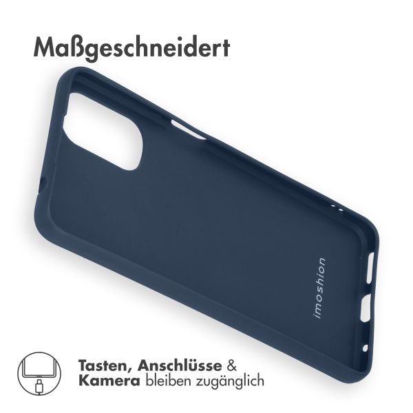 imoshion Color TPU Hülle für das Motorola Moto G22 - Dunkelblau