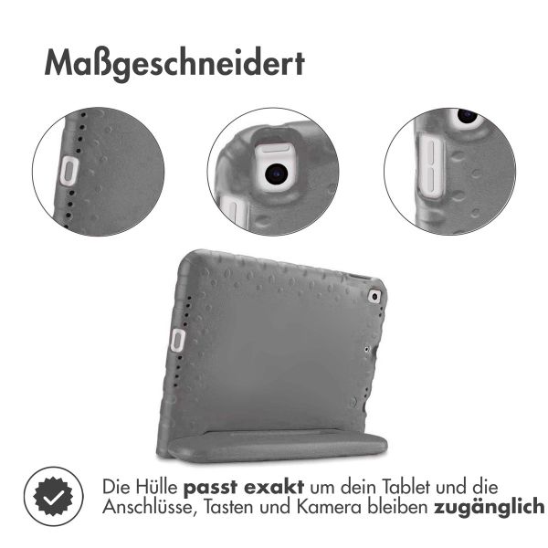 imoshion Schutzhülle mit Handgriff kindersicher für das iPad 9 (2021) 10.2 Zoll / iPad 8 (2020) 10.2 Zoll / iPad 7 (2019) 10.2 Zoll - Grau