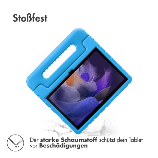 imoshion Hülle mit Handgriff kindersicher Samsung Galaxy Tab A8 - Blau