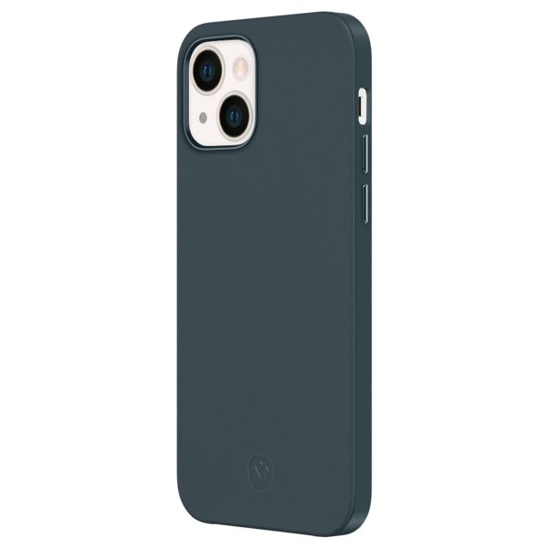 Valenta Luxe Leather Backcover für das iPhone 13 - Blau