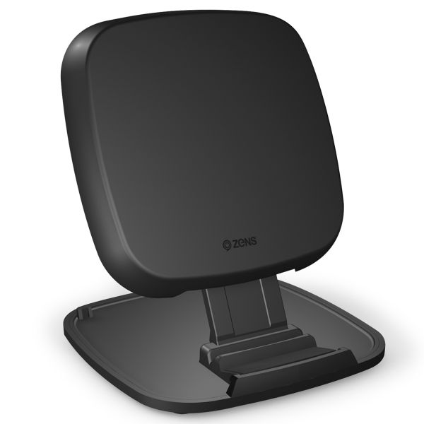 Zens Fast Wireless Charger Stand - Kabelloses Ladegerät - Mit Ladekabel - 10 Watt - Schwarz 