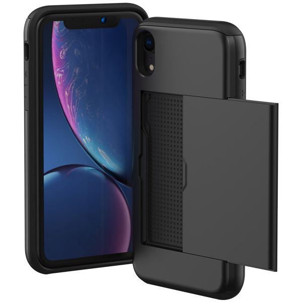 imoshion Backcover mit Kartenfach für das iPhone Xr - Schwarz