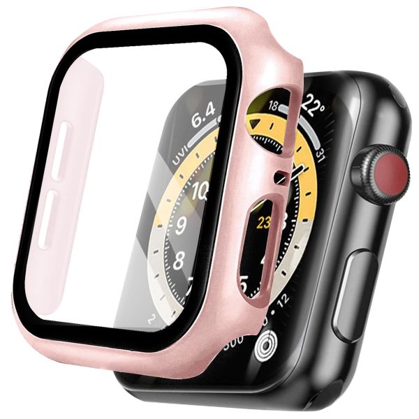 imoshion Full Cover Hard Case für Apple Watch Series 4 / 5 / 6 / SE - 44 mm - Rosa