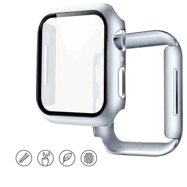 imoshion Full Cover Hard Case für Apple Watch Series 7 / 8 / 9 - 45 mm - Silber