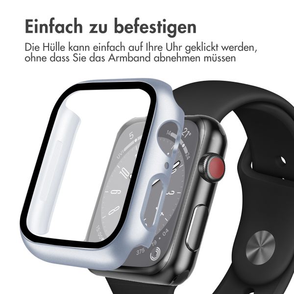 imoshion Full Cover Hard Case für Apple Watch Series 7 / 8 / 9 - 45 mm - Silber