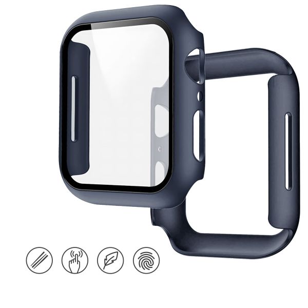 imoshion Full Cover Hard Case für Apple Watch Series 7 / 8 / 9 - 45 mm - Dunkelblau