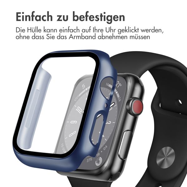 imoshion Full Cover Hard Case für Apple Watch Series 7 / 8 / 9 - 45 mm - Dunkelblau