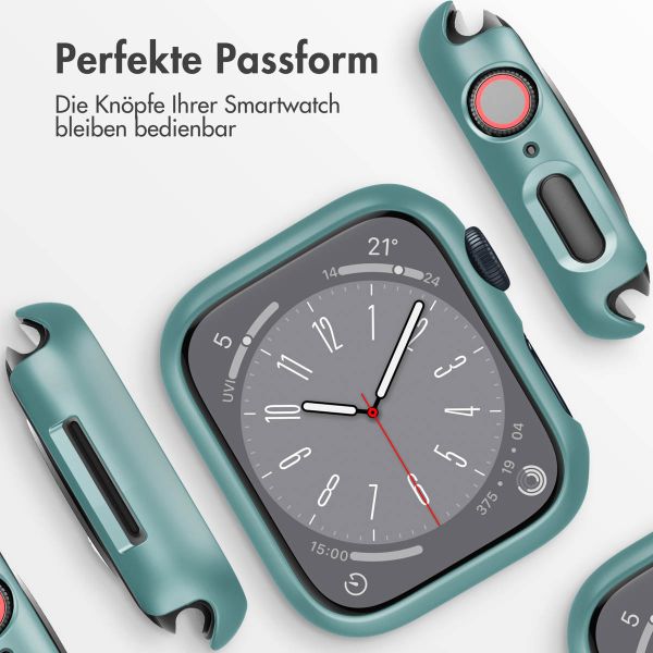 imoshion Full Cover Hard Case für Apple Watch Series 7 / 8 / 9 - 45 mm - Dunkelgrün