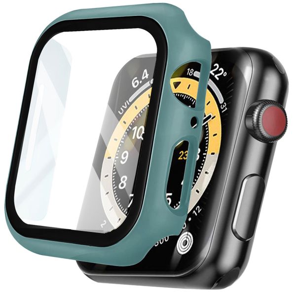 imoshion Full Cover Hard Case für Apple Watch Series 7 / 8 / 9 - 45 mm - Dunkelgrün