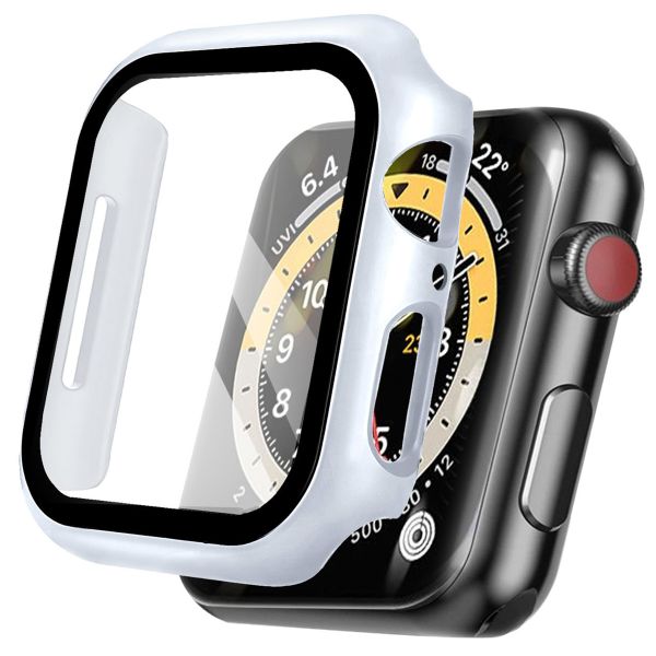 imoshion Full Cover Hard Case für Apple Watch Series 7 / 8 / 9 - 41 mm - Silber