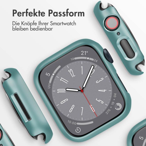 imoshion Full Cover Hard Case für Apple Watch Series 7 / 8 / 9 - 41 mm - Dunkelgrün