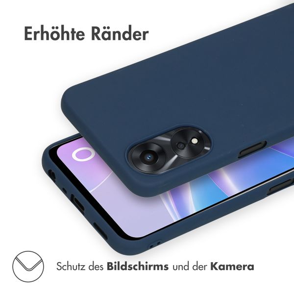 imoshion Color TPU Hülle für das Oppo A78 (4G) - Dunkelblau