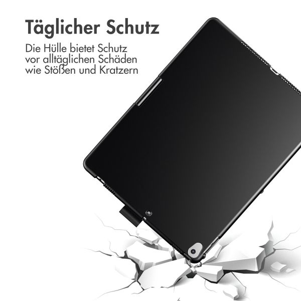 Accezz 360 Slim Keyboard Bookcase QWERTY für das iPad 10.2 Zoll (2019/2020/2021) / Air 5 (2022) / Air 4 (2020) / iPad Pro 10.5 (2017) - Schwarz