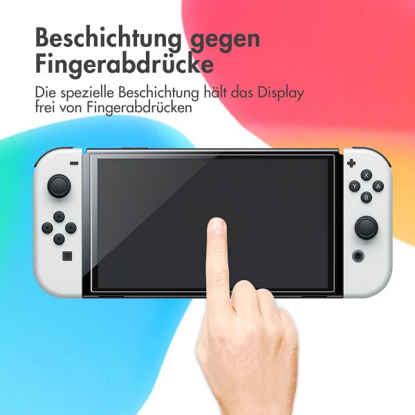 imoshion Screen Protector aus gehärtetem Glas für das Nintendo Switch OLED