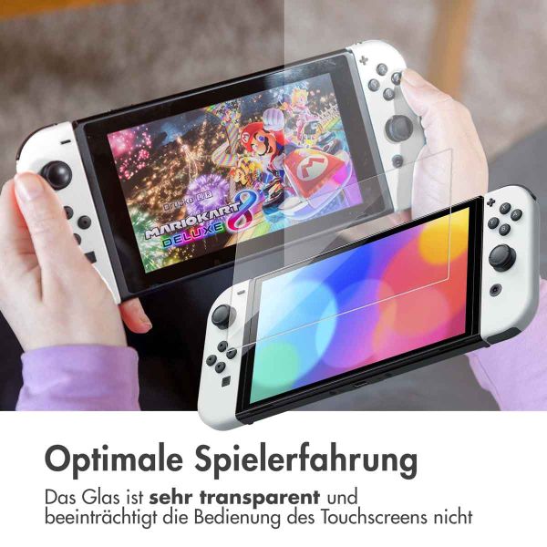 imoshion Screen Protector aus gehärtetem Glas für das Nintendo Switch OLED