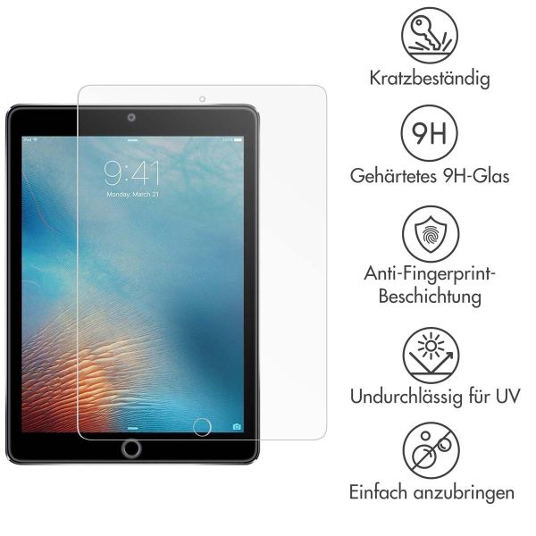 imoshion Displayschutz aus gehärtetem Glas für das iPad 6 (2018) 9.7 Zoll / iPad 5 (2017) 9.7 Zoll / Air 2 (2014) / Air 1 (2013)) - Transparant