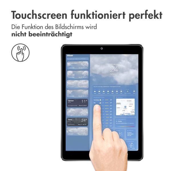 imoshion Displayschutz aus gehärtetem Glas für das iPad 6 (2018) 9.7 Zoll / iPad 5 (2017) 9.7 Zoll / Air 2 (2014) / Air 1 (2013)) - Transparant