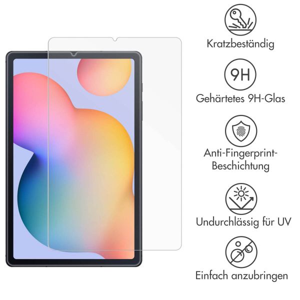 imoshion Displayschutz aus gehärtetem Glas für das Samsung Galaxy Tab S6 Lite / Tab S6 Lite (2022) / Tab S6 Lite (2024) - Transparant