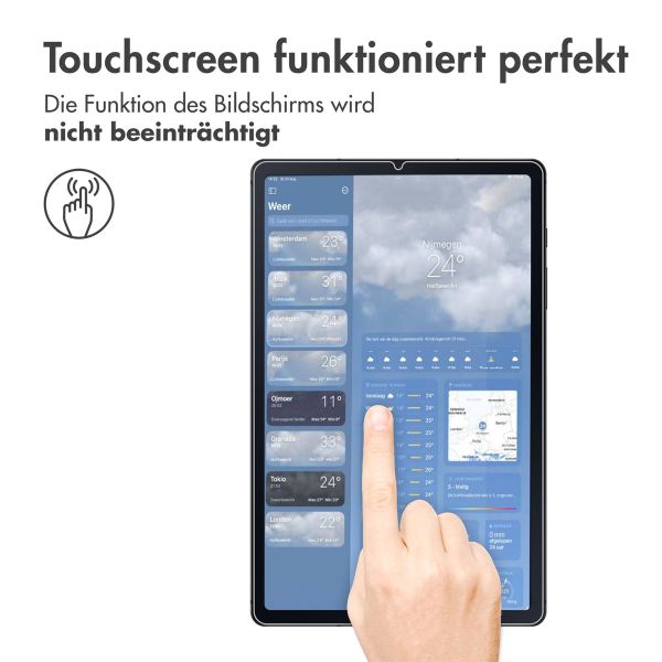 imoshion Displayschutz aus gehärtetem Glas für das Samsung Galaxy Tab S6 Lite / Tab S6 Lite (2022) / Tab S6 Lite (2024) - Transparant