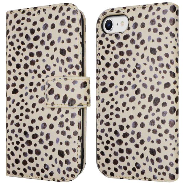 imoshion ﻿Design Klapphülle für das iPhone SE (2022 / 2020) / 8 / 7 / 6(s) - Black And White Dots