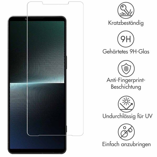 Selencia Displayschutz aus gehärtetem Glas für das Sony Xperia 1 V