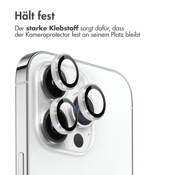 imoshion ﻿2er-Pack Objektivschutz für Kamera für das iPhone 14 Pro / 14 Pro Max - Silber