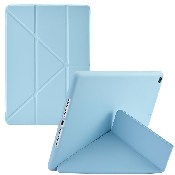 imoshion Origami Klapphülle für das iPad 9 (2021) 10.2 Zoll / iPad 8 (2020) 10.2 Zoll / iPad 7 (2019) 10.2 Zoll - Hellblau