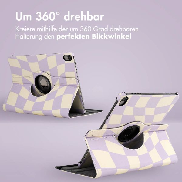 imoshion 360° drehbare Design Klapphülle für das iPad Air 5 (2022) / Air 4 (2020) - Dancing Cubes