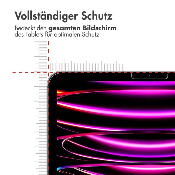 imoshion Displayschutz aus gehärtetem Glas für das iPad Pro 11 (2020 - 2022) / Air 5 (2022) / Air 4 (2020) - Transparent