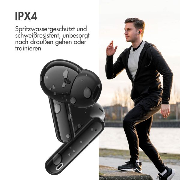 imoshion Aura Pro Earbuds – Kabellose Kopfhörer – Kabellose Bluetooth-Kopfhörer – Mit ANC-Geräuschunterdrückungsfunktion - Schwarz