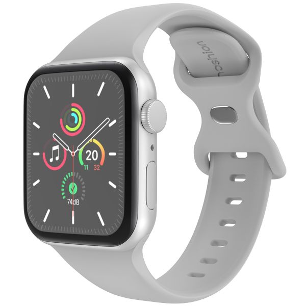 imoshion Silikonband⁺ für die Apple Watch Series 1-9 / SE - 38/40/41 mm / Series 10 - 42 mm - Fog - Größe S/M