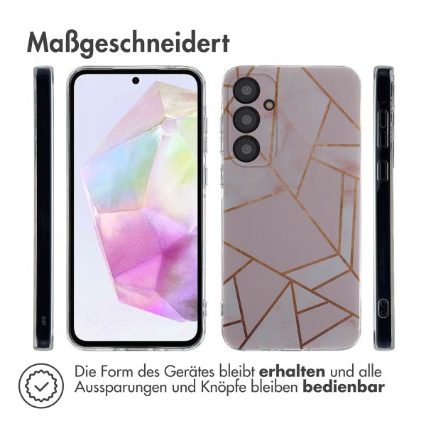 imoshion Design Hülle für das Samsung Galaxy A35 - Pink Graphic