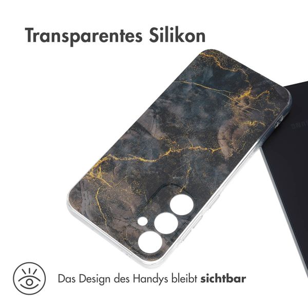 imoshion Design Hülle für das Samsung Galaxy A55 - Black Marble